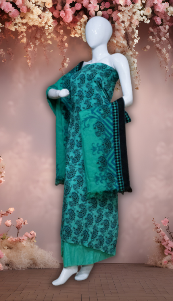 Sky Grace - Marina Suit | Wool Dupatta